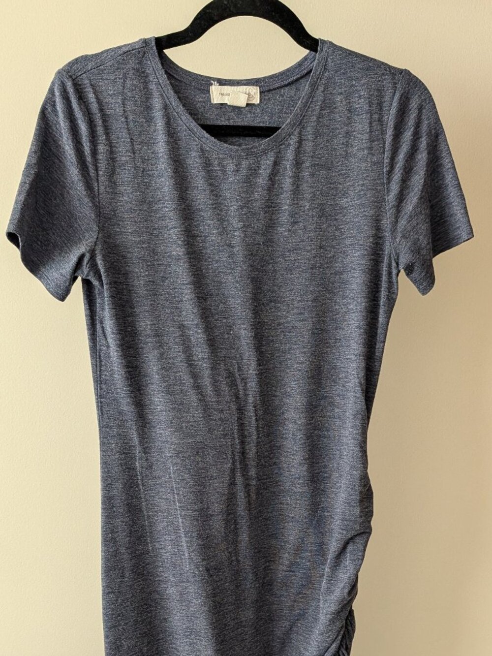 Treasure & Bond Blue Maternity T-Shirt Dress